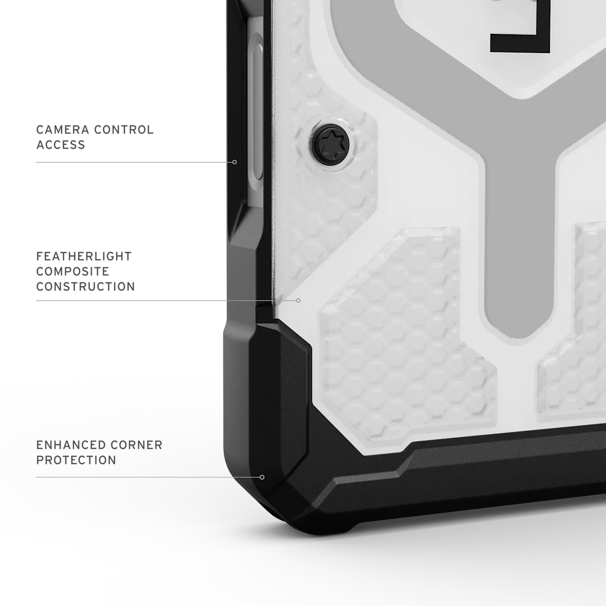 UAG รุ่น Pathfinder Clear (Magsafe) - เคส iPhone 17 - สี Ice/Silver