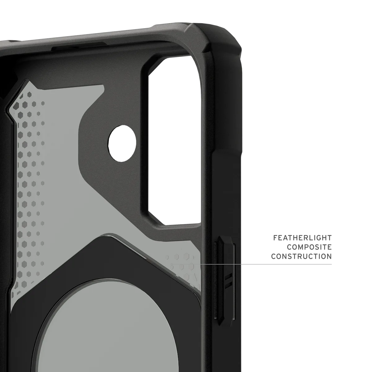 UAG รุ่น Plasma XTE (Magsafe) - เคส iPhone 17 - สี Black/Pop Orange