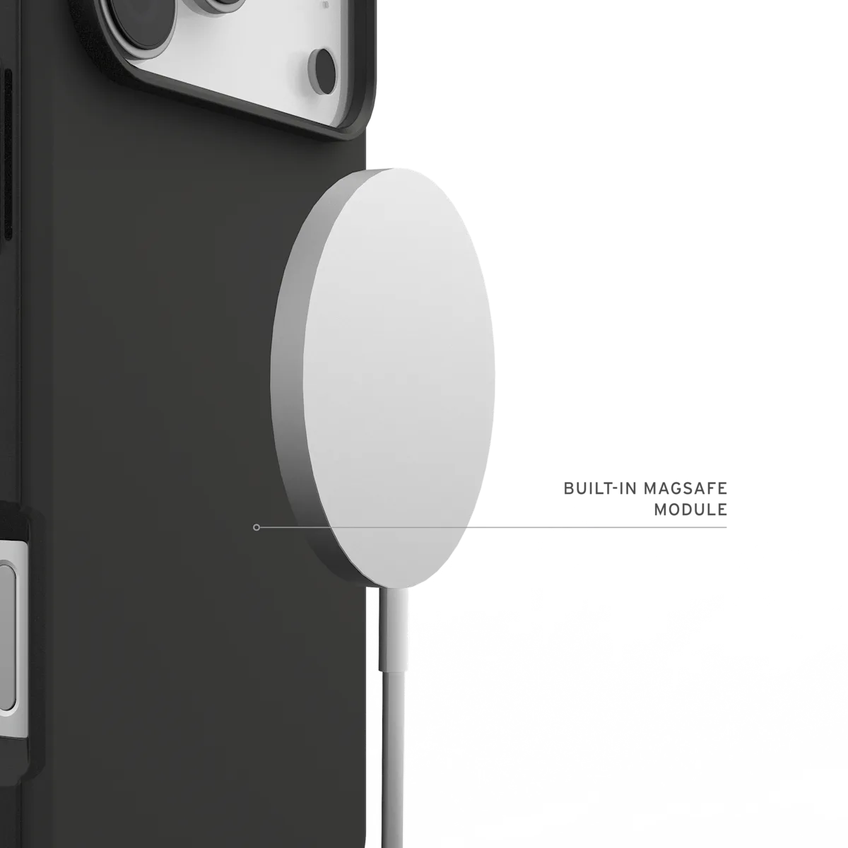 UAG รุ่น Civilian LT (Magsafe) - เคส iPhone 17 Pro Max - สี Black