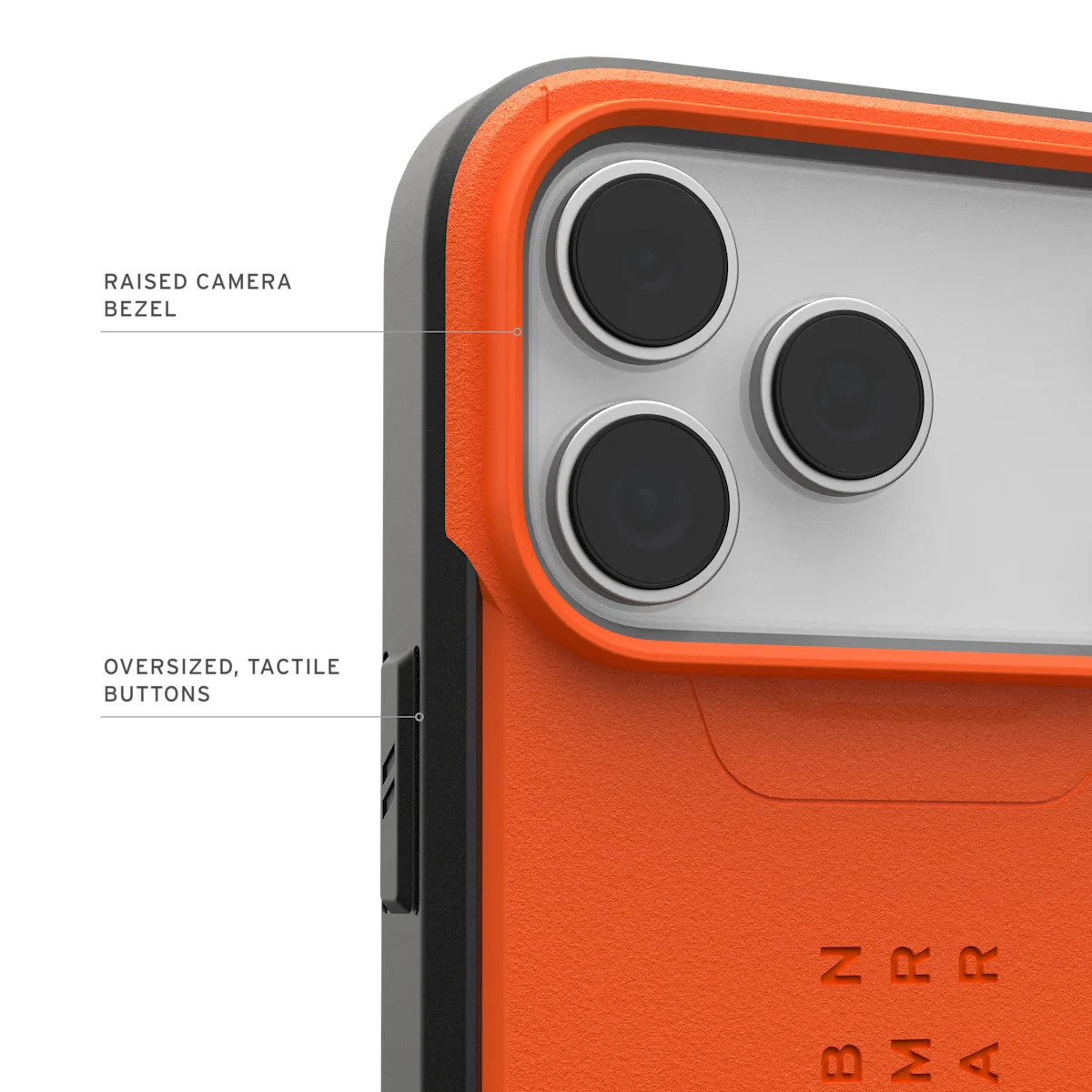 UAG รุ่น Civilian (Magsafe) - เคส iPhone 17 Pro Max - สี Orange