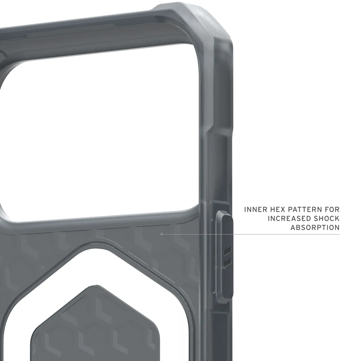 UAG รุ่น Essential Armor (MagSafe) – เคส iPhone 17 Pro Max – สี Ash