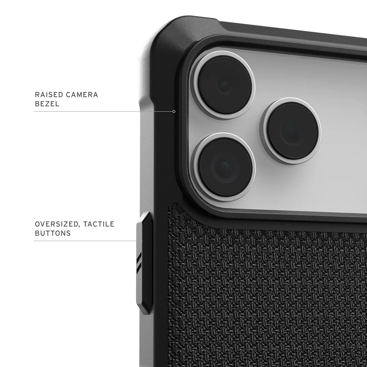 UAG รุ่น Metropolis LT (MagSafe) - เคส iPhone 17 Pro Max - สี Kevlar Black