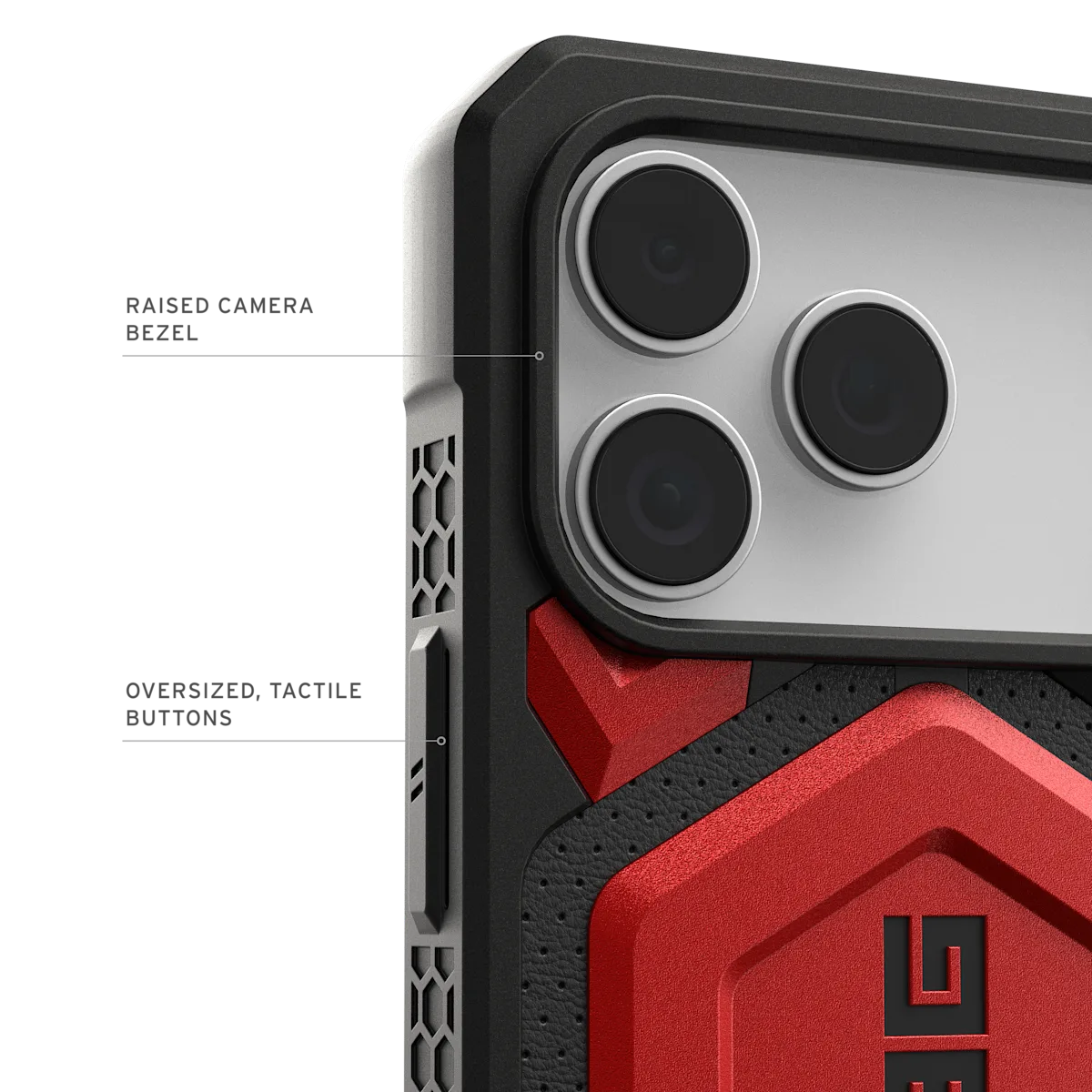 UAG รุ่น Monarch Pro - เคส iPhone 17 Pro Max - สี Crimson