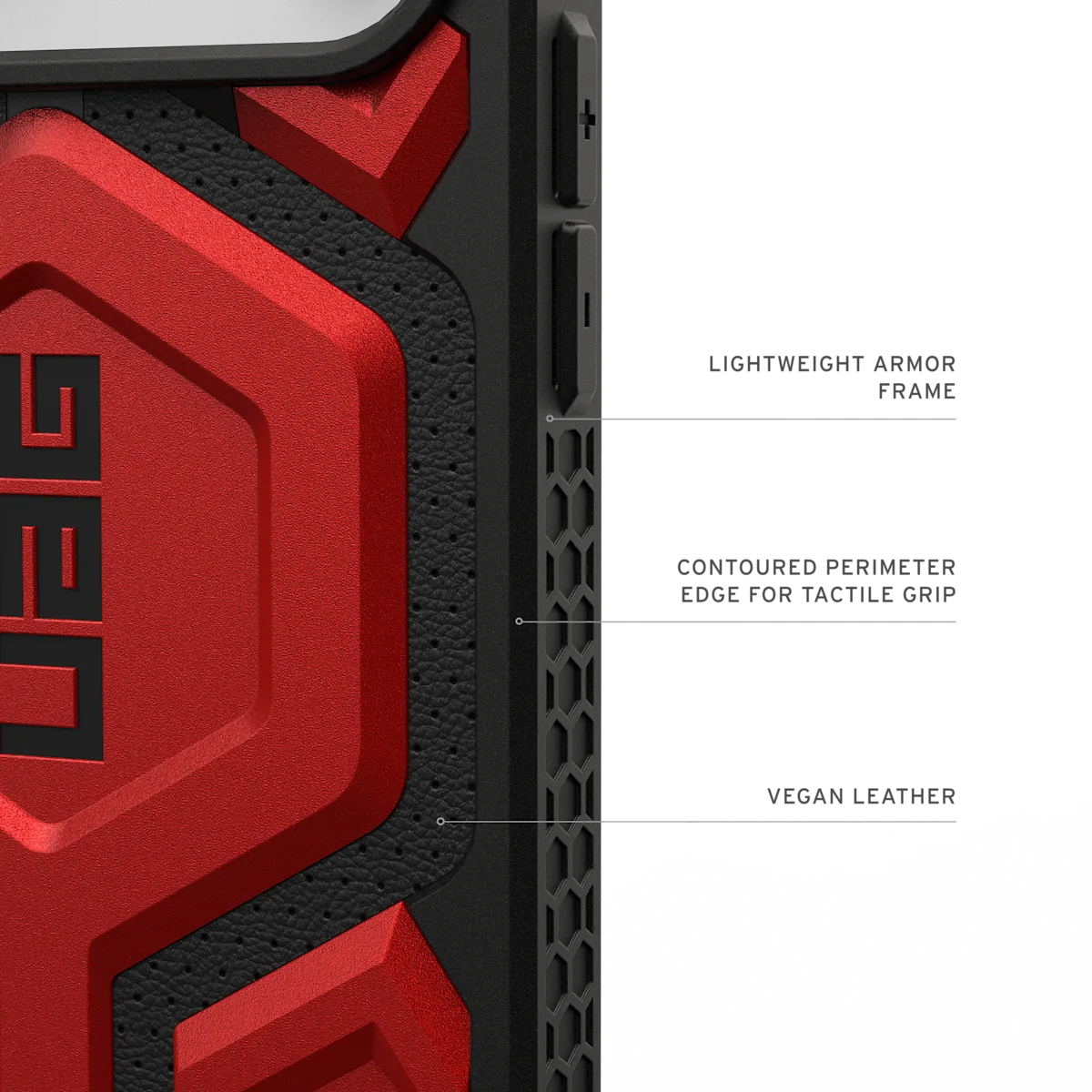 UAG รุ่น Monarch Pro - เคส iPhone 17 Pro Max - สี Crimson