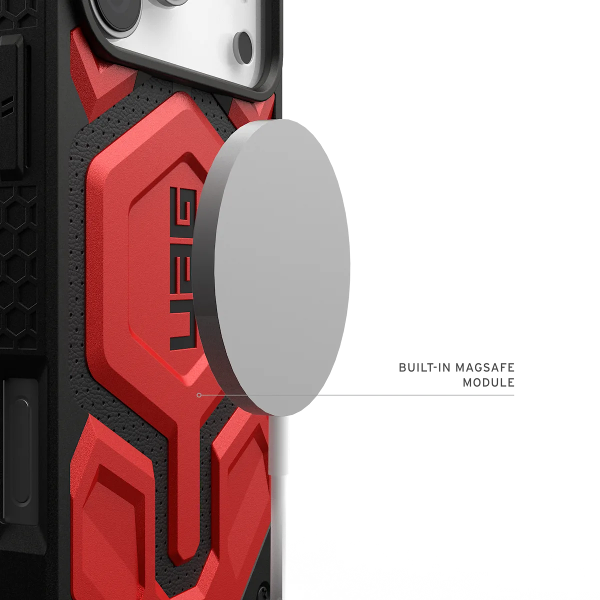 UAG รุ่น Monarch Pro - เคส iPhone 17 Pro Max - สี Crimson