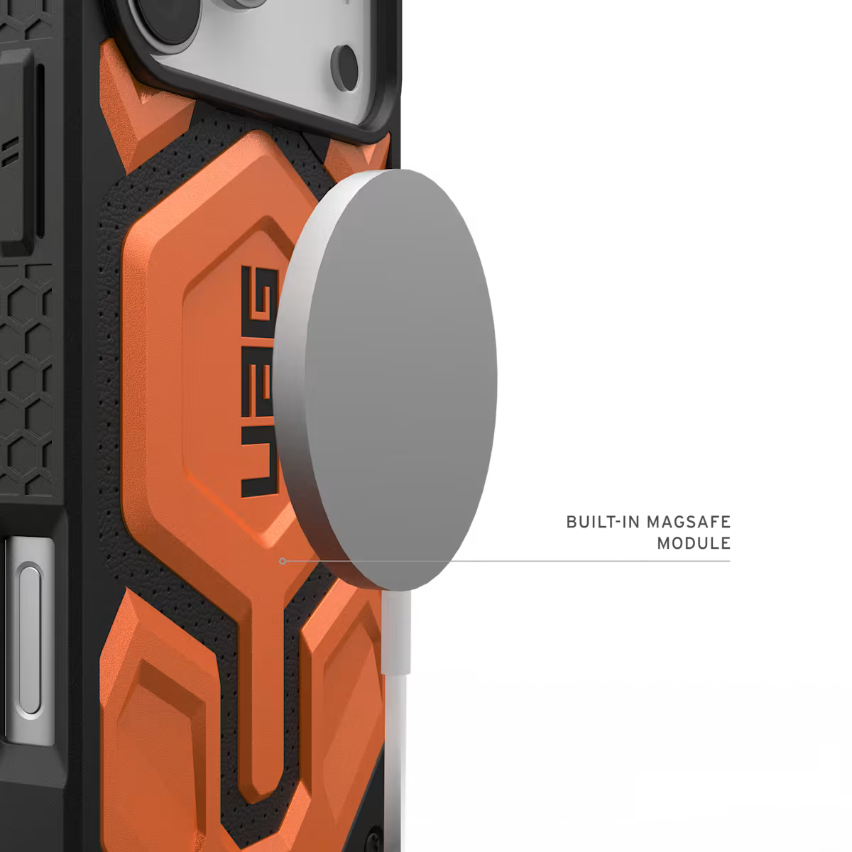 UAG รุ่น Monarch Pro - เคส iPhone 17 Pro Max - สี Orange