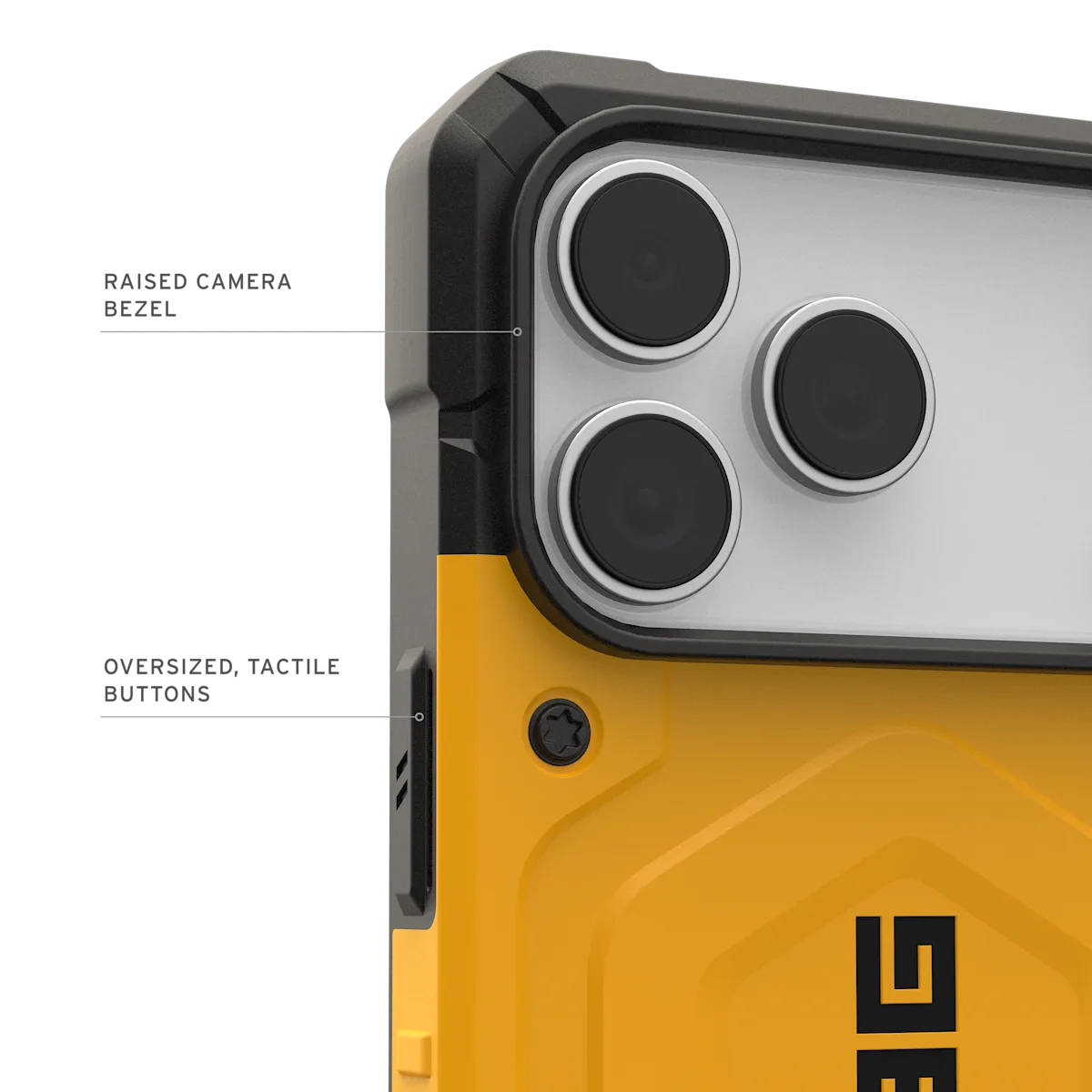 UAG รุ่น Pathfinder (Magsafe) - เคส iPhone 17 Pro Max - สี Heritage Yellow