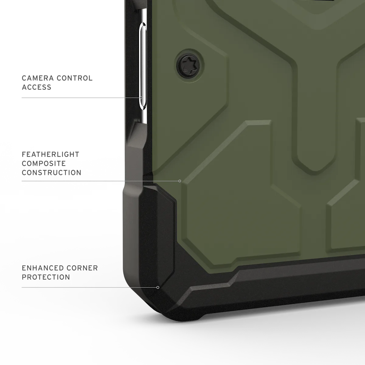 UAG รุ่น Pathfinder (Magsafe) - เคส iPhone 17 Pro Max - สี Olive