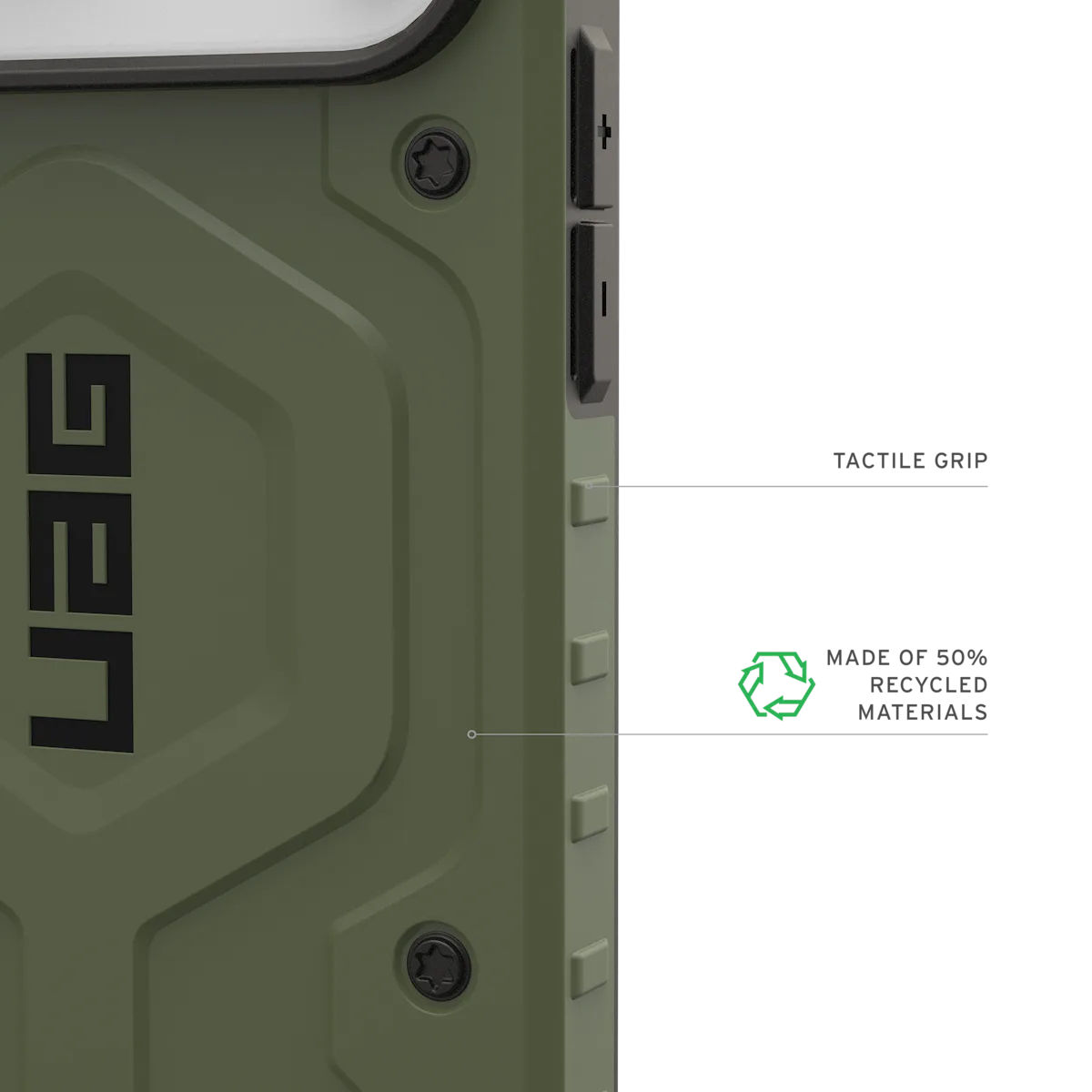 UAG รุ่น Pathfinder (Magsafe) - เคส iPhone 17 Pro Max - สี Olive