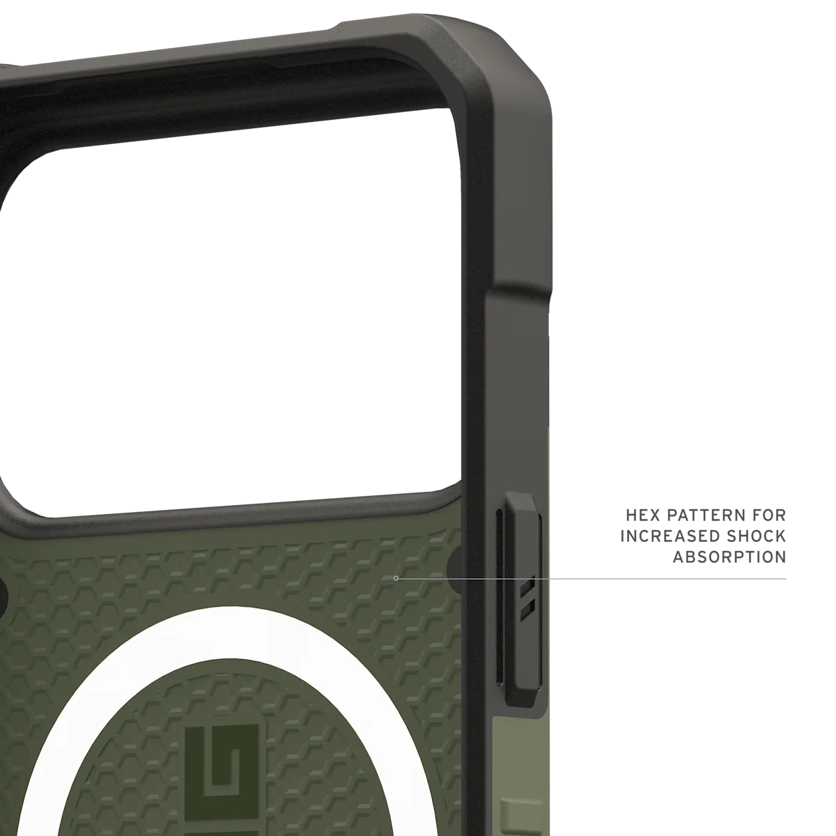 UAG รุ่น Pathfinder (Magsafe) - เคส iPhone 17 Pro Max - สี Olive