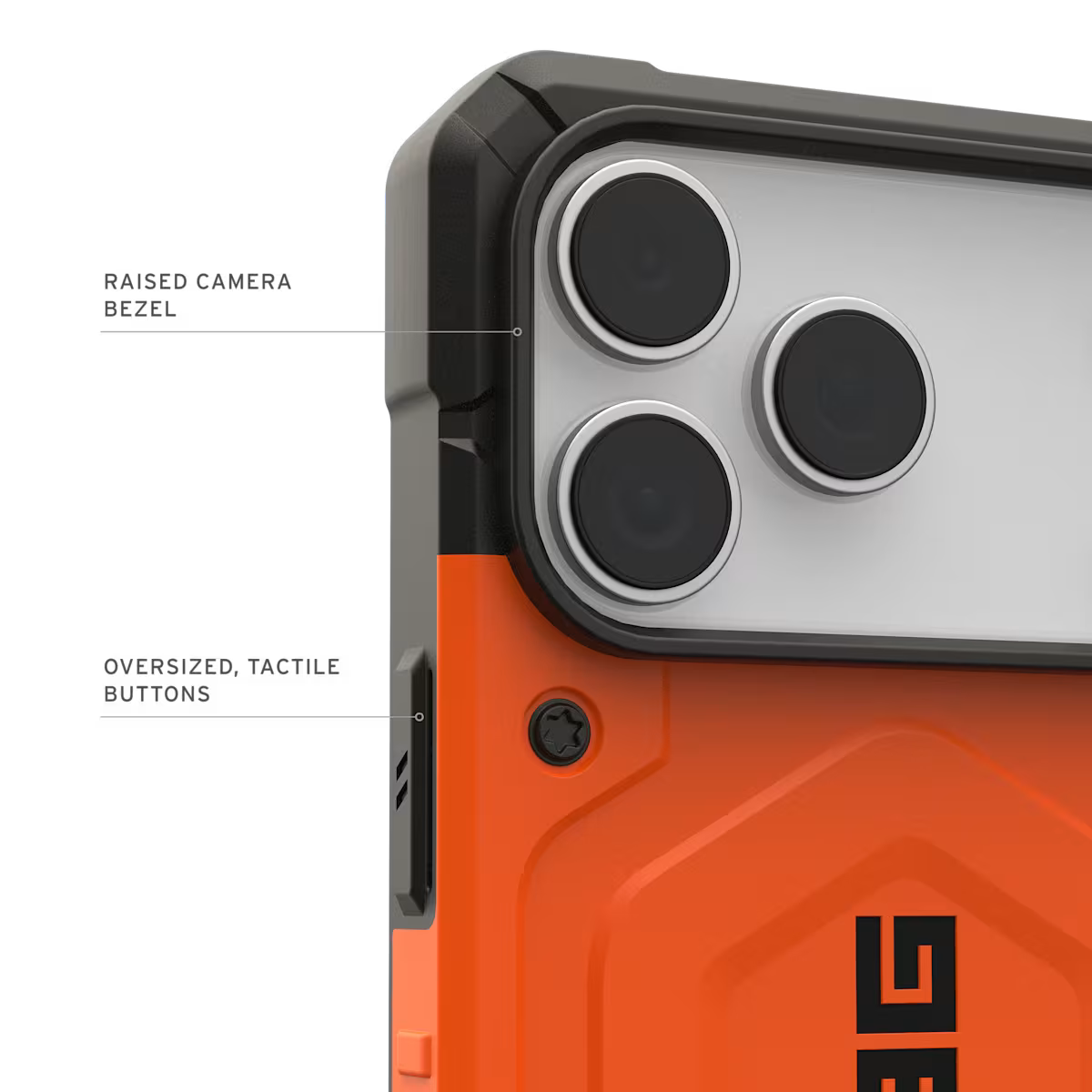 UAG รุ่น Pathfinder (Magsafe) - เคส iPhone 17 Pro Max - สี Orange