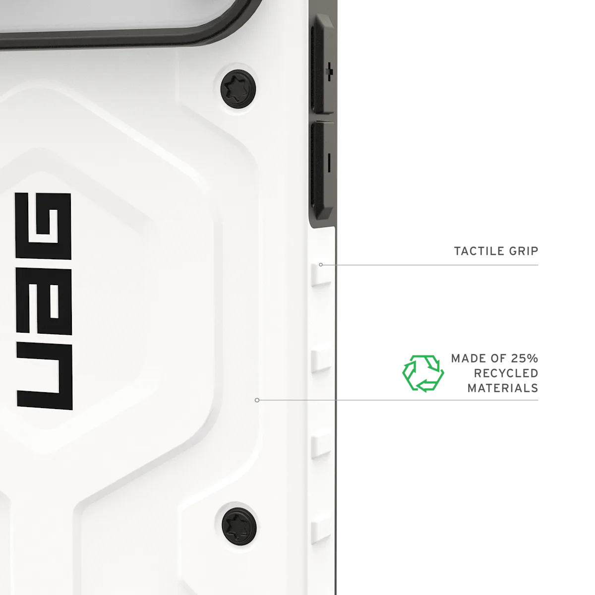 UAG รุ่น Pathfinder (Magsafe) - เคส iPhone 17 Pro Max - สี White