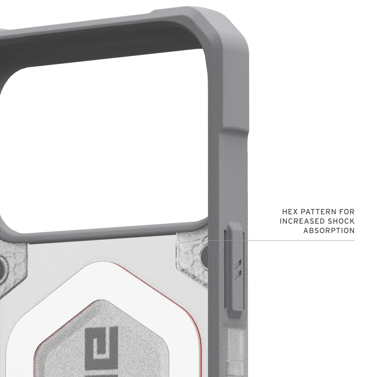 UAG รุ่น Pathfinder Clear (Magsafe) - เคส iPhone 17 Pro Max - สี Active Lava/Lanyard