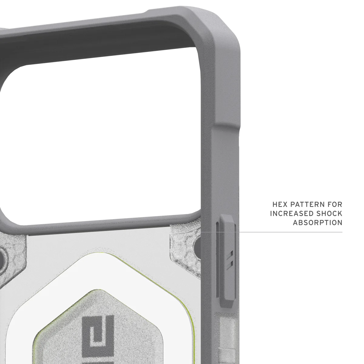 UAG รุ่น Pathfinder Clear (Magsafe) - เคส iPhone 17 Pro Max - สี Active Neon