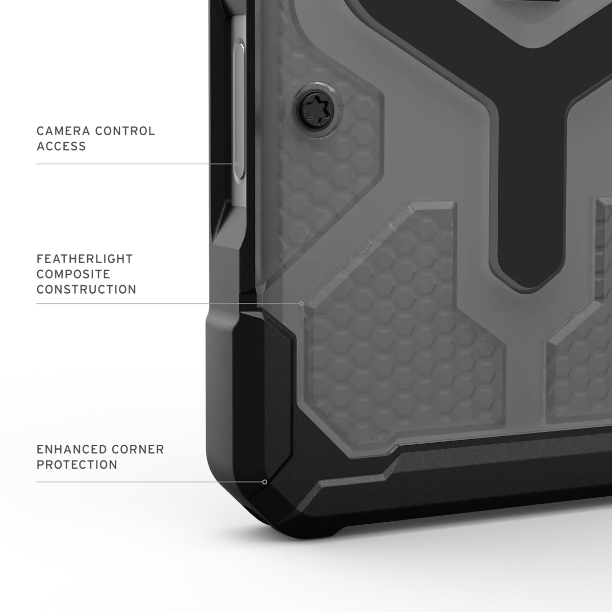 UAG รุ่น Pathfinder Clear (Magsafe) - เคส iPhone 17 Pro Max - สี Ash/Black