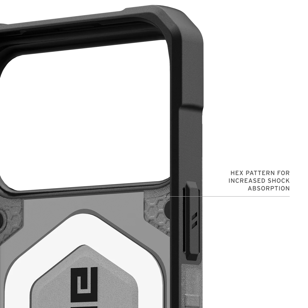 UAG รุ่น Pathfinder Clear (Magsafe) - เคส iPhone 17 Pro Max - สี Ash/Black