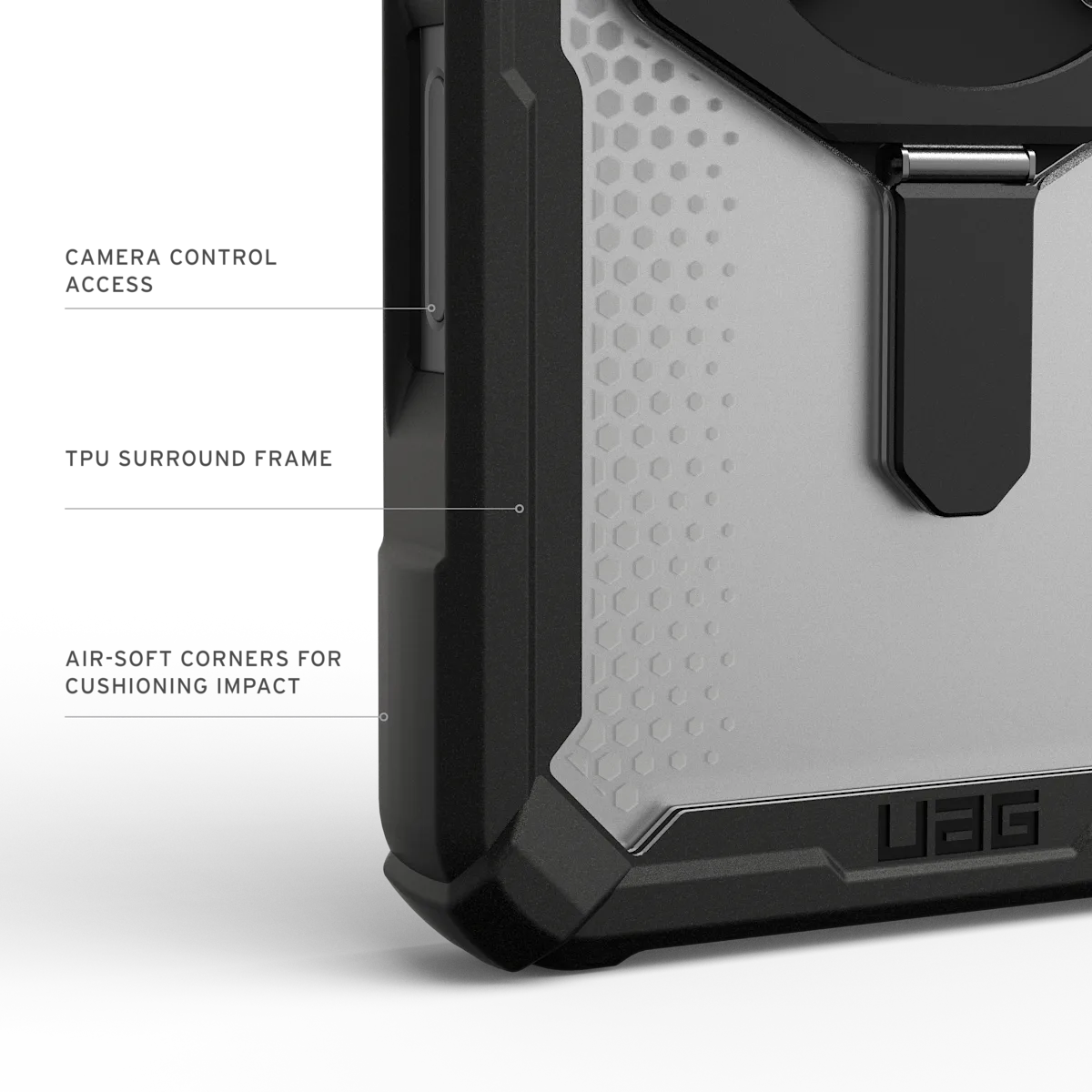 UAG รุ่น Plasma XTE (Magsafe) - เคส iPhone 17 Pro Max - สี Black/Clear
