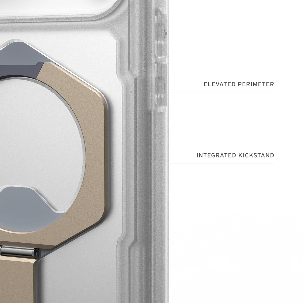 UAG รุ่น Plasma XTE (Magsafe) - เคส iPhone 17 Pro Max - สี Clear/Titanium
