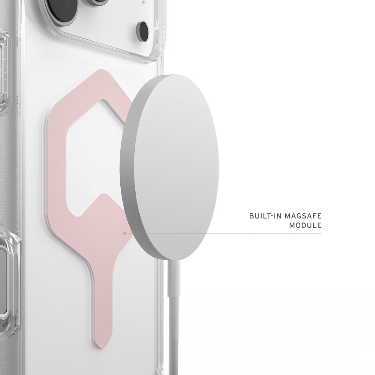 UAG รุ่น Plyo Pro - เคส iPhone 17 Pro Max - สี Ice/Rose Gold