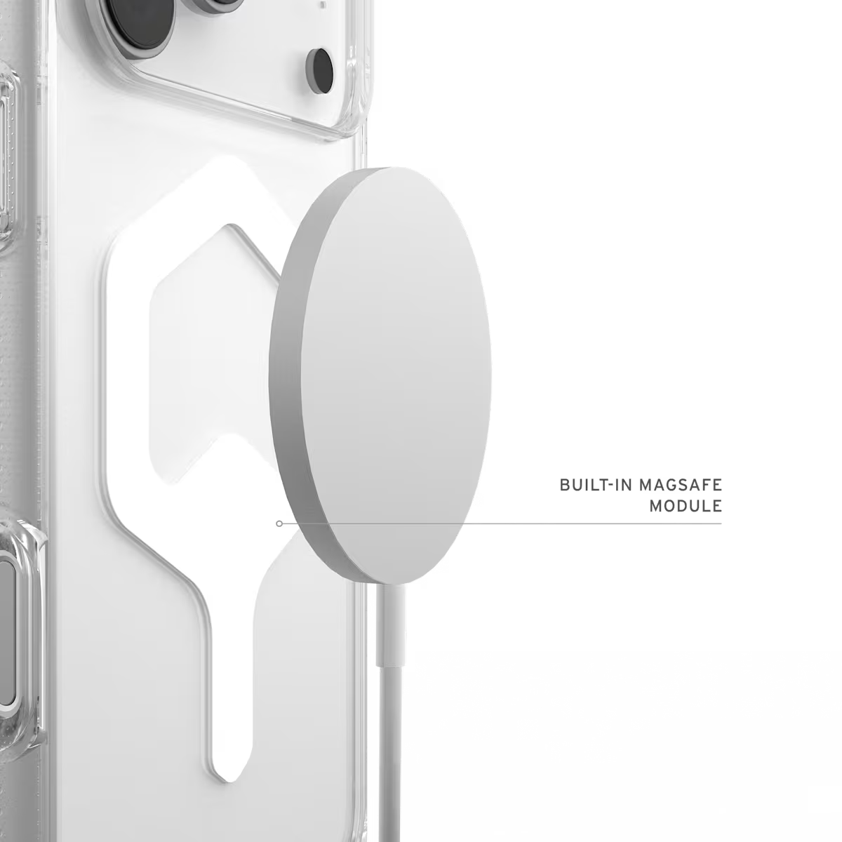 UAG รุ่น Plyo Pro - เคส iPhone 17 Pro Max - สี Ice/White