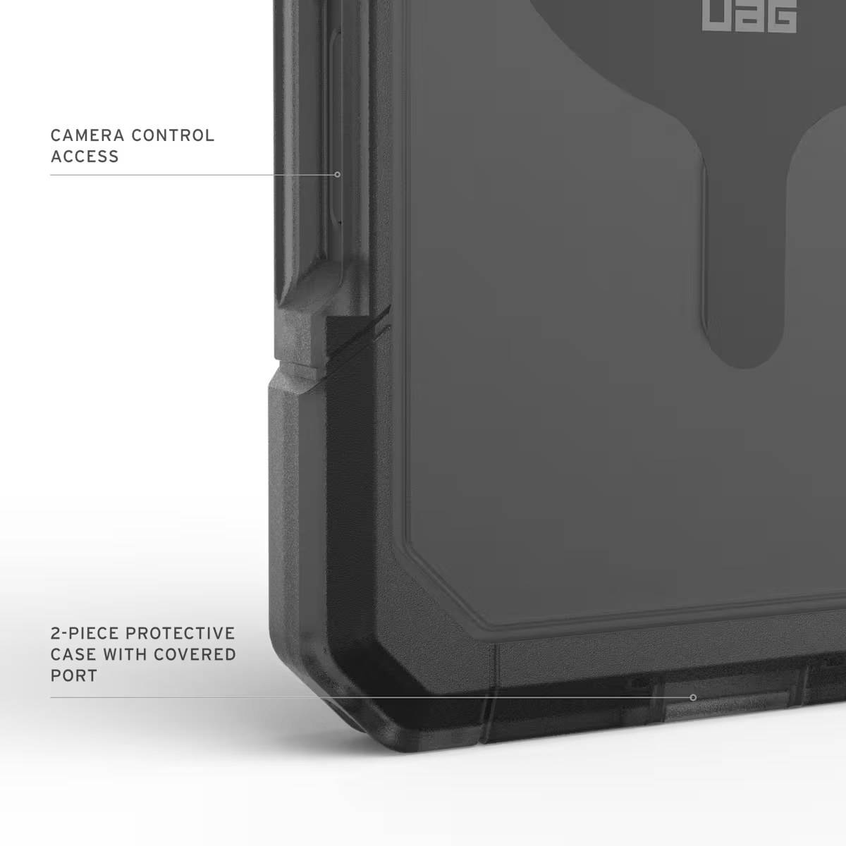 UAG รุ่น Trooper (Magsafe) - เคส iPhone 17 Pro Max - สี Ash