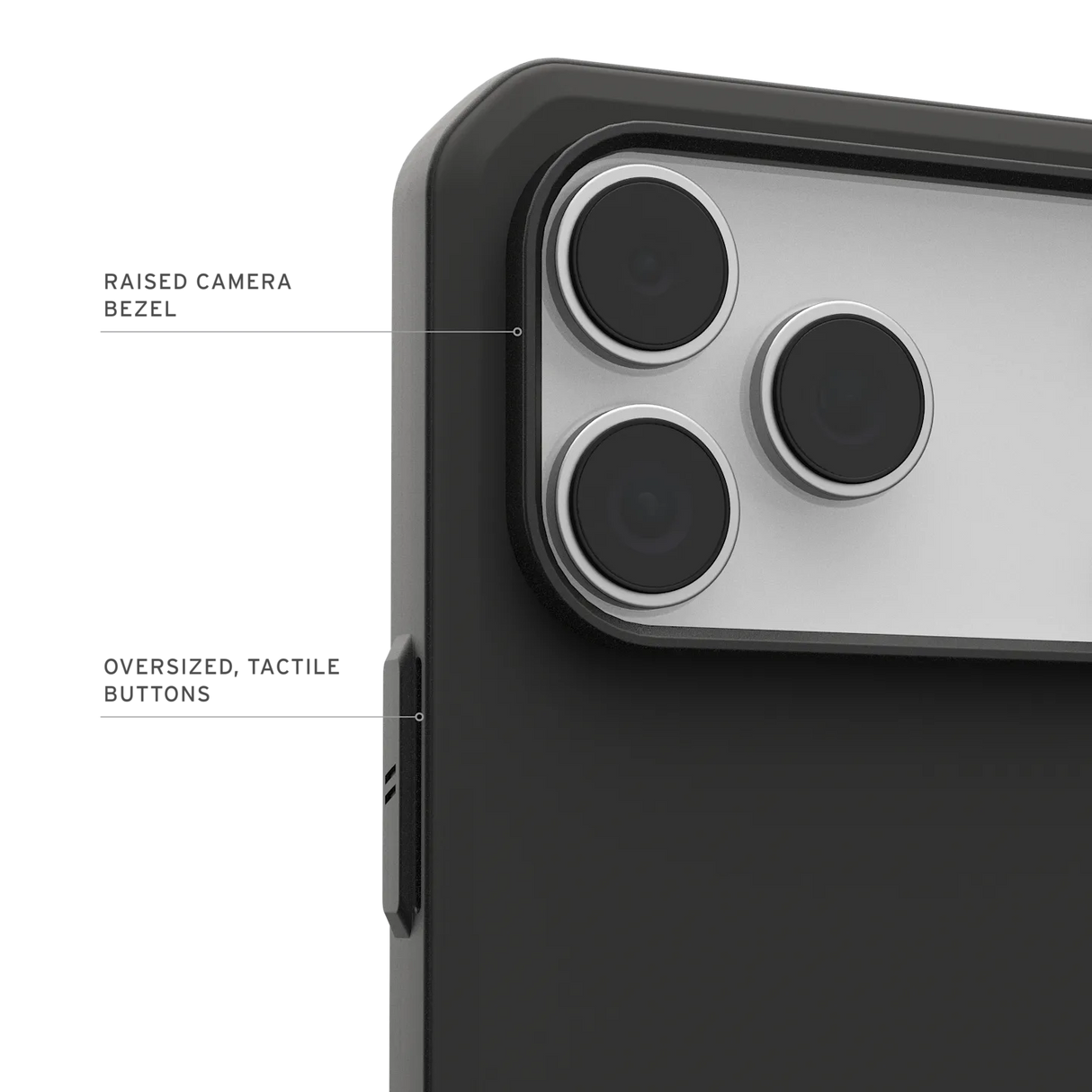 UAG รุ่น Civilian LT (Magsafe) - เคส iPhone 17 Pro - สี Black