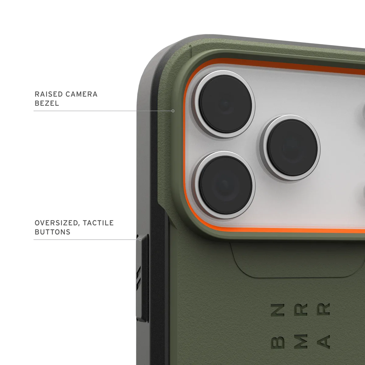 UAG รุ่น Civilian (Magsafe) - เคส iPhone 17 Pro - สี Olive/Orange