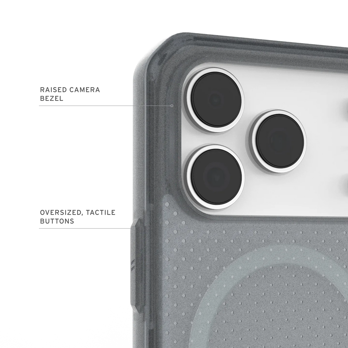 UAG รุ่น Dot (Magsafe) - เคส iPhone 17 Pro - สี Ash