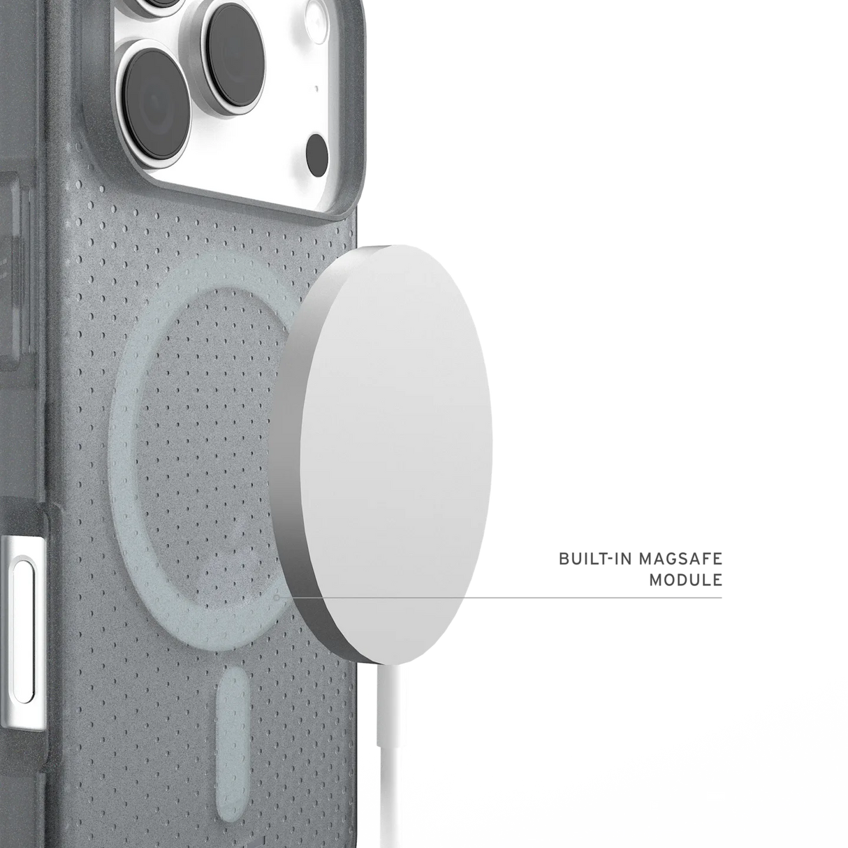 UAG รุ่น Dot (Magsafe) - เคส iPhone 17 Pro - สี Ash