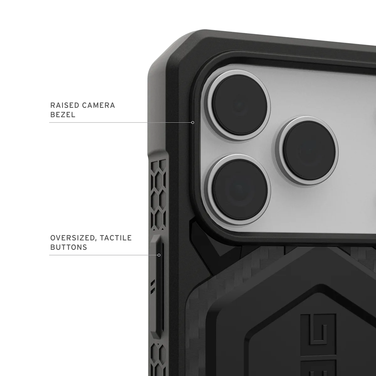 UAG รุ่น Monarch Pro - เคส iPhone 17 Pro - สี Carbon Fiber
