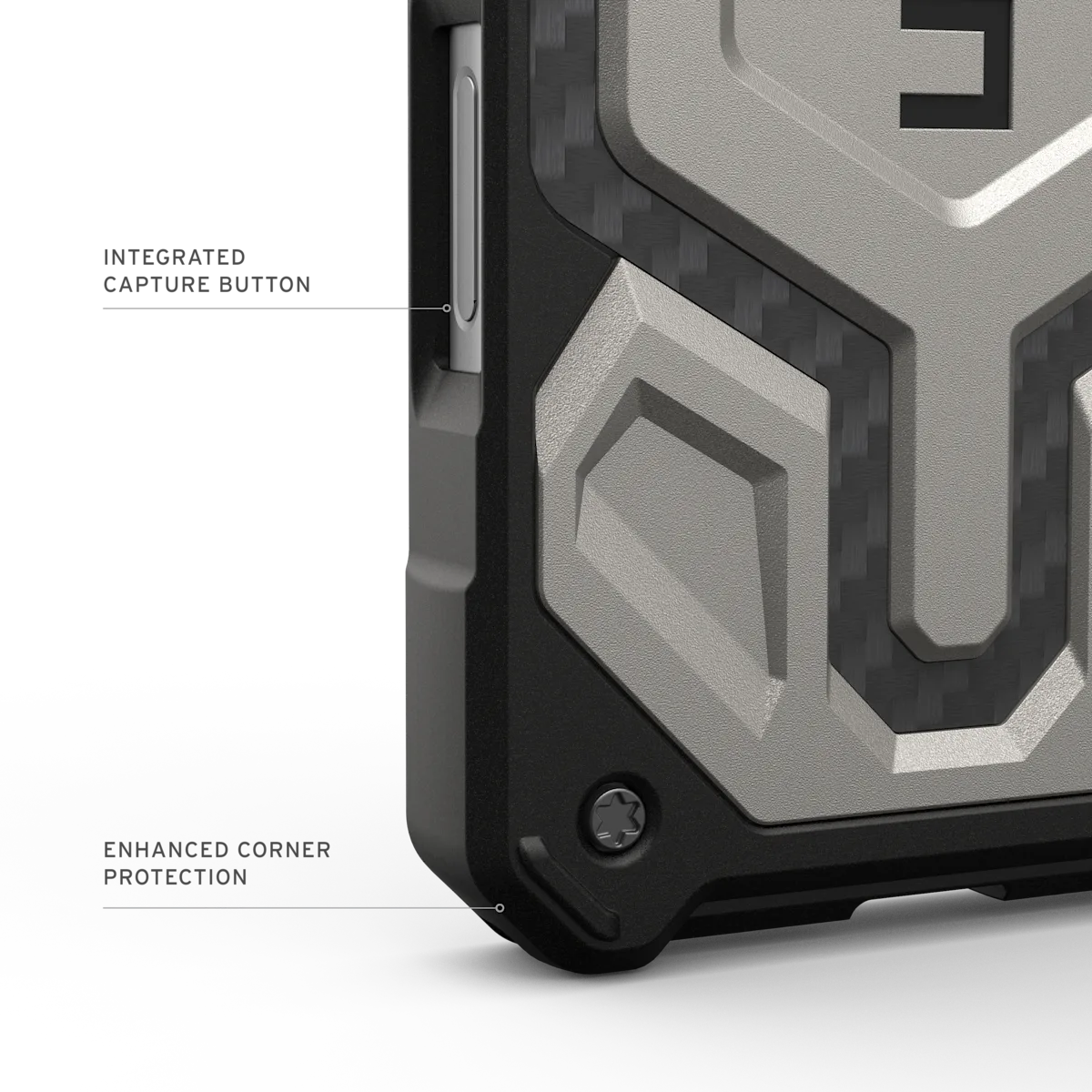 UAG รุ่น Monarch Pro - เคส iPhone 17 Pro - สี Titanium