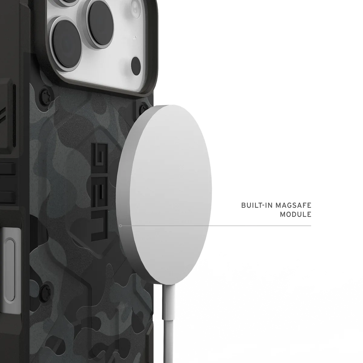 UAG รุ่น Pathfinder (Magsafe) - เคส iPhone 17 Pro - สี Midnight Camo SE