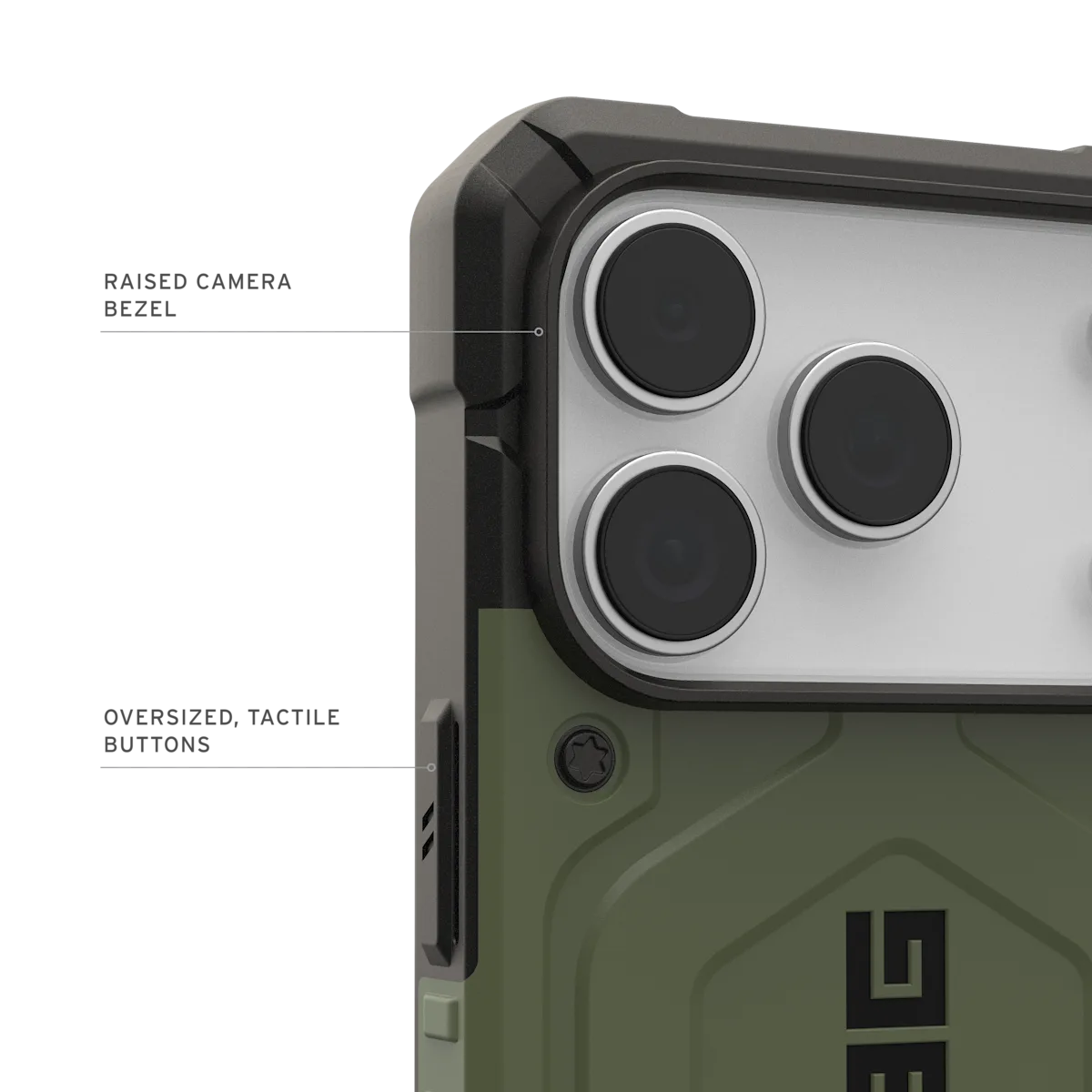 UAG รุ่น Pathfinder (Magsafe) - เคส iPhone 17 Pro - สี Olive
