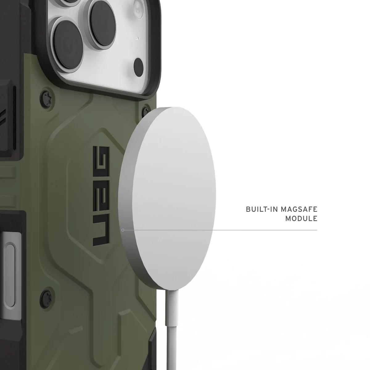 UAG รุ่น Pathfinder (Magsafe) - เคส iPhone 17 Pro - สี Olive
