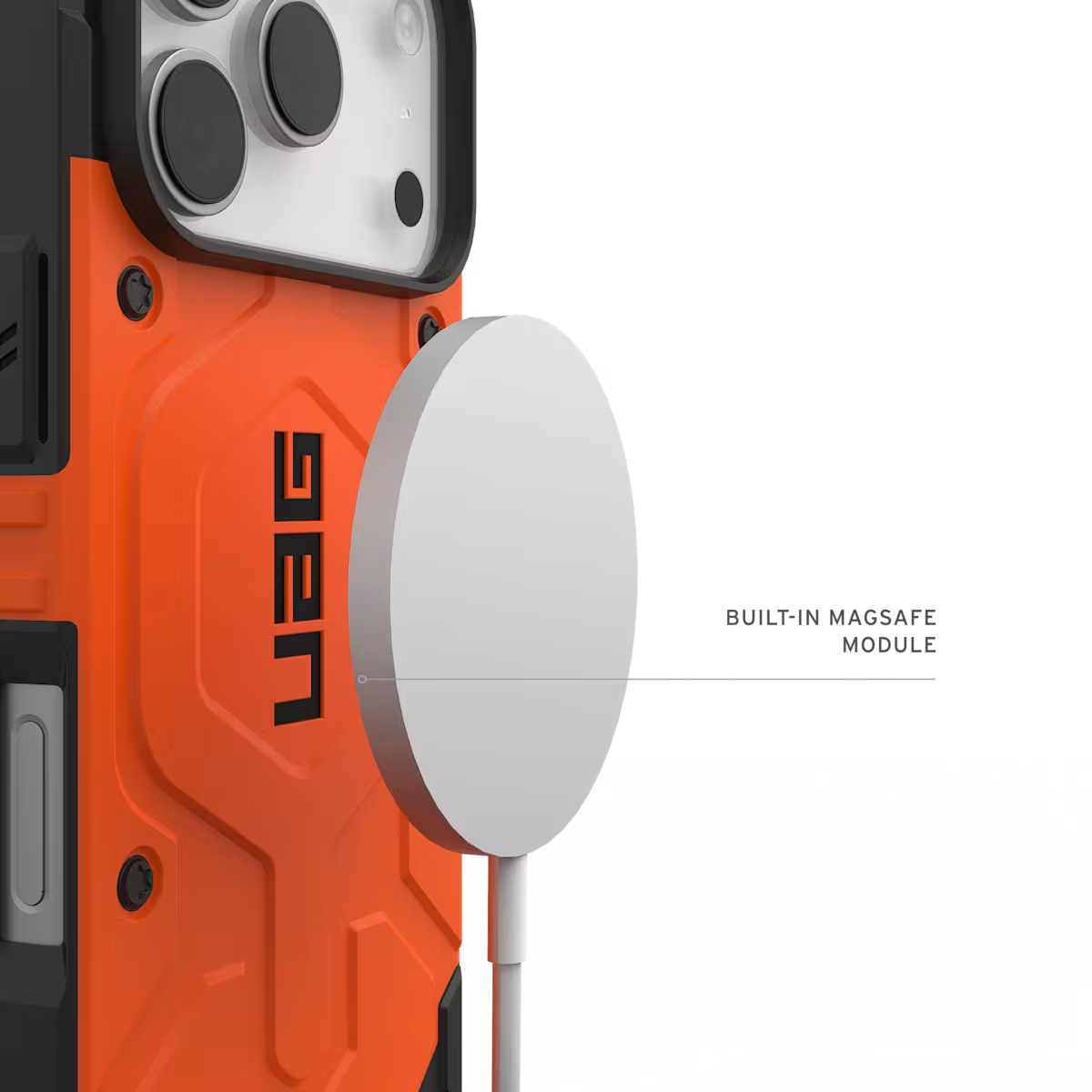 UAG รุ่น Pathfinder (Magsafe) - เคส iPhone 17 Pro - สี Orange