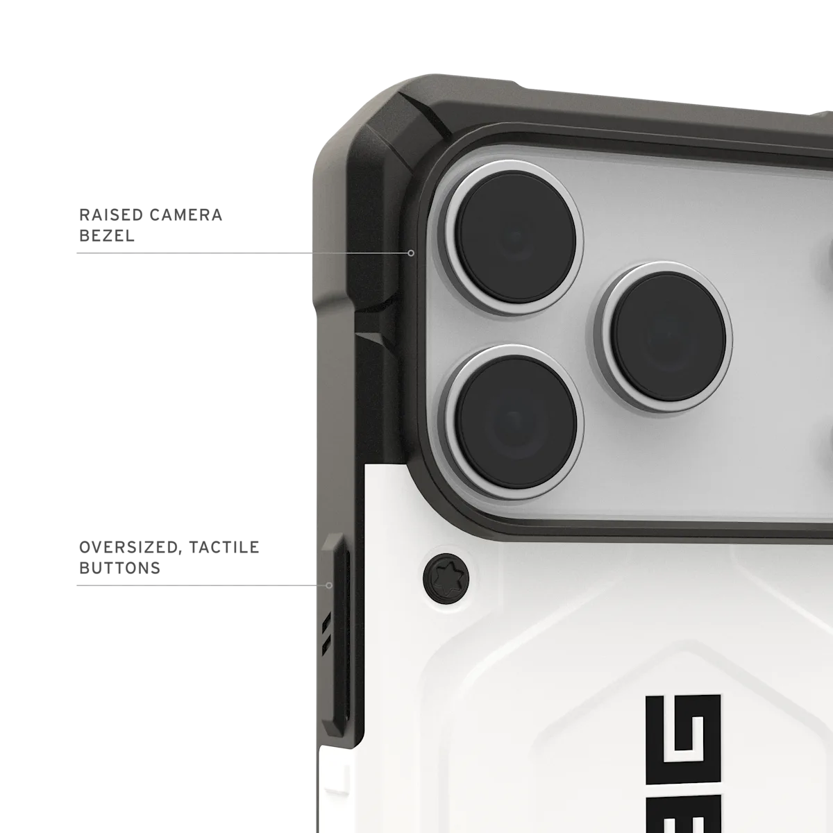 UAG รุ่น Pathfinder (Magsafe) - เคส iPhone 17 Pro - สี White