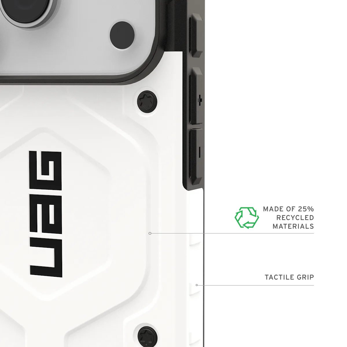 UAG รุ่น Pathfinder (Magsafe) - เคส iPhone 17 Pro - สี White