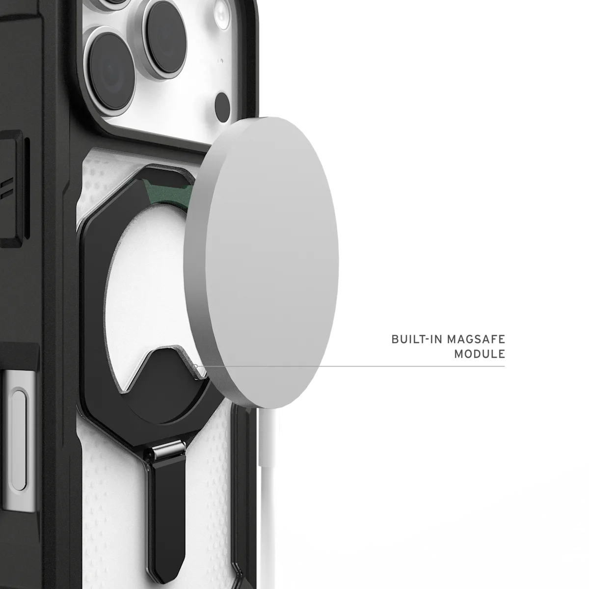 UAG รุ่น Plasma XTE (Magsafe) - เคส iPhone 17 Pro - สี Black/Clear