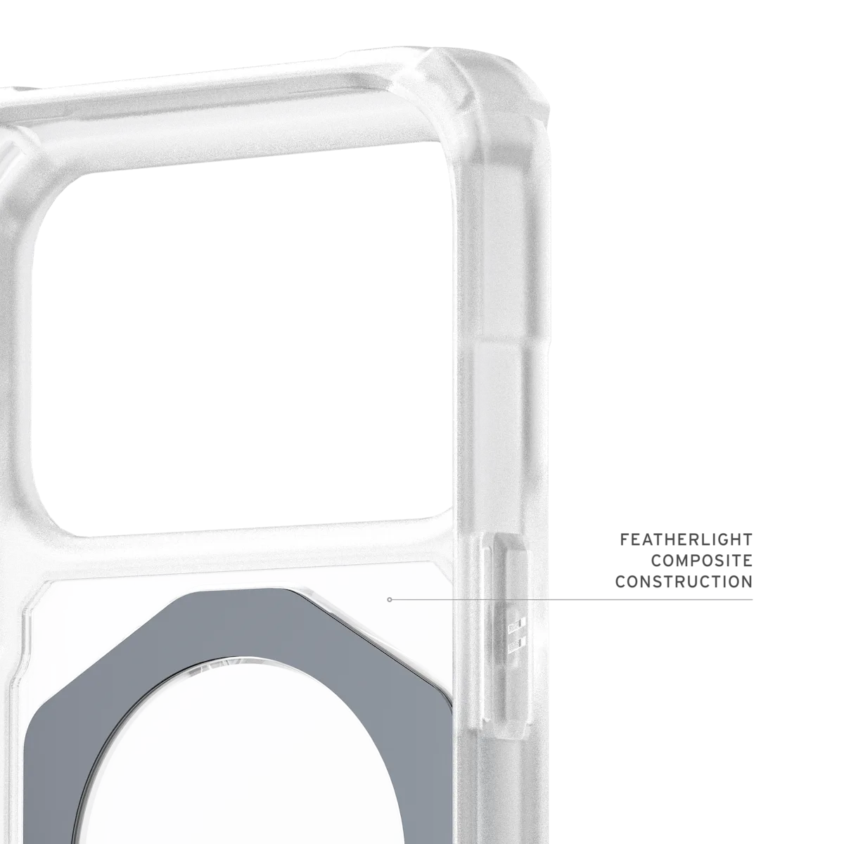 UAG รุ่น Plasma XTE (Magsafe) - เคส iPhone 17 Pro - สี Clear/Titanium