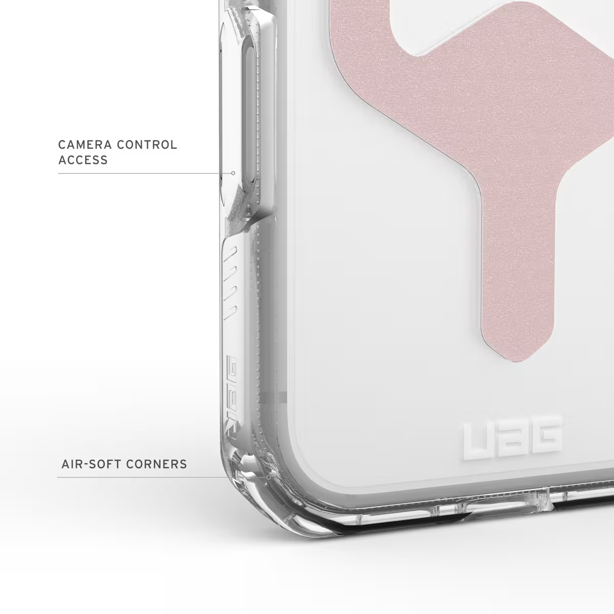 UAG รุ่น Plyo Pro - เคส iPhone 17 Pro - สี Ice/Rose Gold