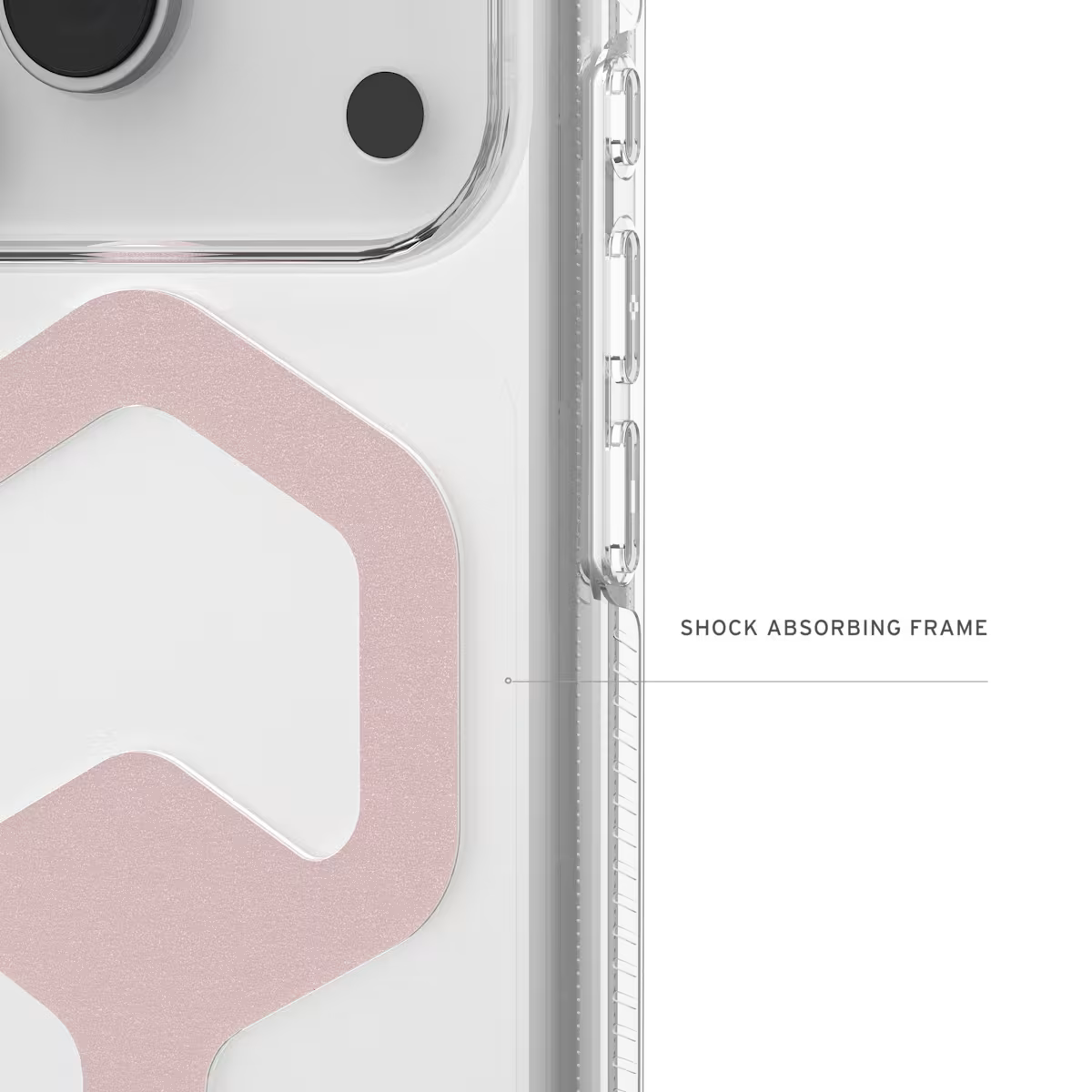 UAG รุ่น Plyo Pro - เคส iPhone 17 Pro - สี Ice/Rose Gold