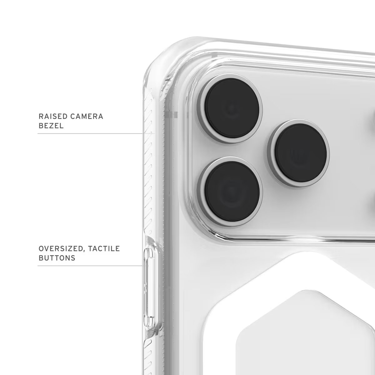 UAG รุ่น Plyo Pro - เคส iPhone 17 Pro - สี Ice/White