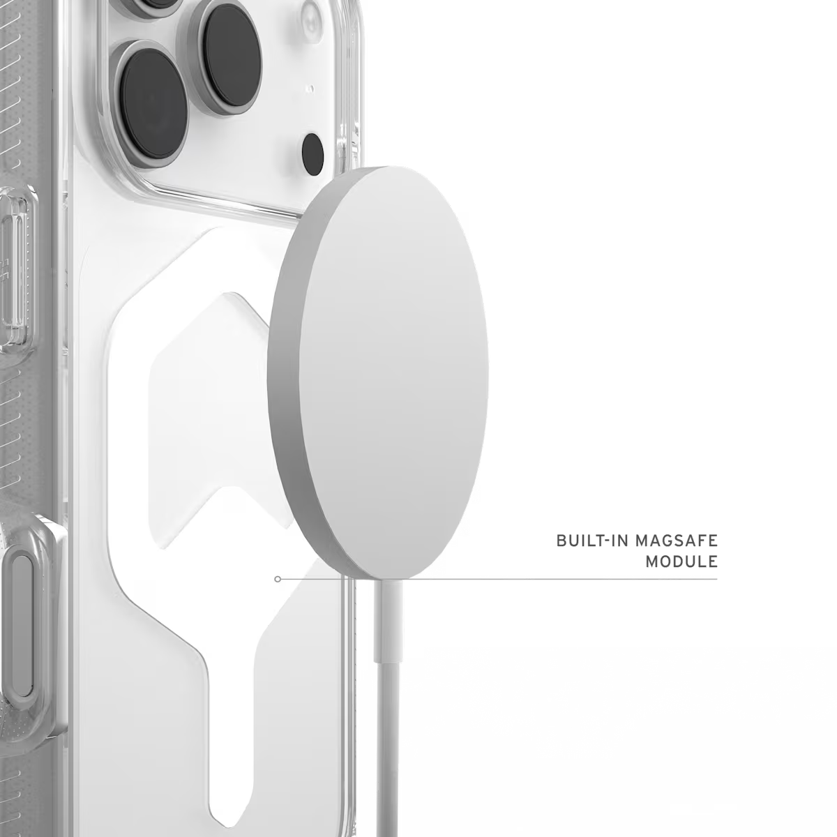 UAG รุ่น Plyo Pro - เคส iPhone 17 Pro - สี Ice/White
