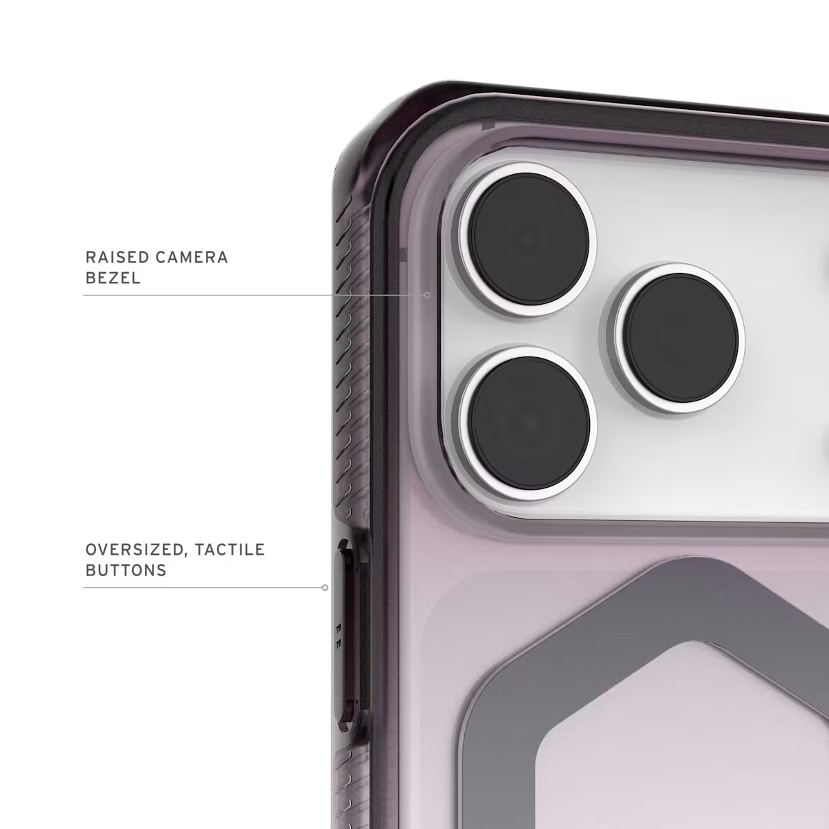 UAG รุ่น Plyo Pro - เคส iPhone 17 Pro - สี Black/Clear Ombre