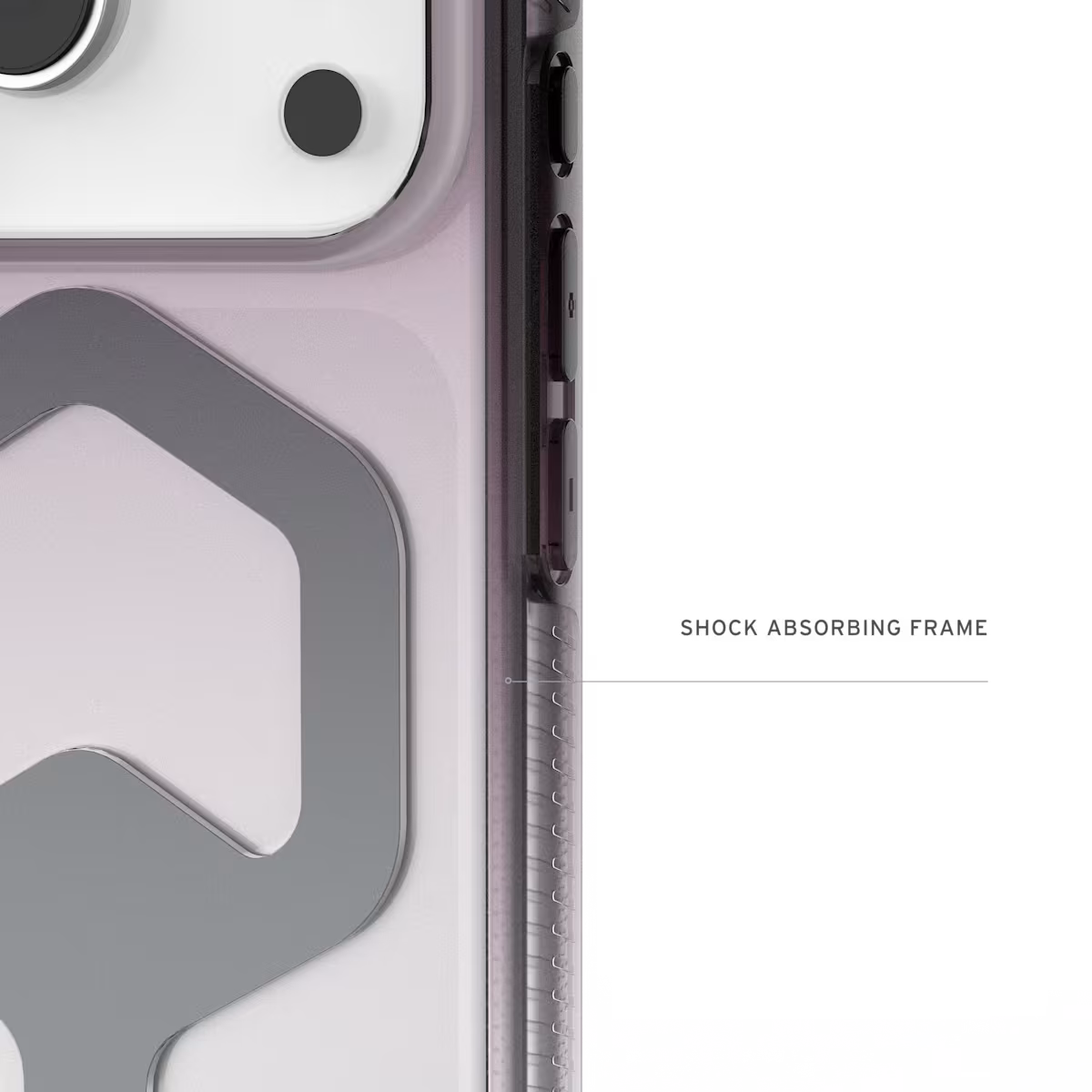 UAG รุ่น Plyo Pro - เคส iPhone 17 Pro - สี Black/Clear Ombre
