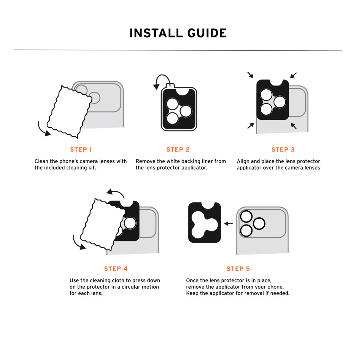 UAG รุ่น Lens Shield - กระจกเลน์กล้อง iPhone 17 Pro/ 17 Pro Max - สี flamed-titanium