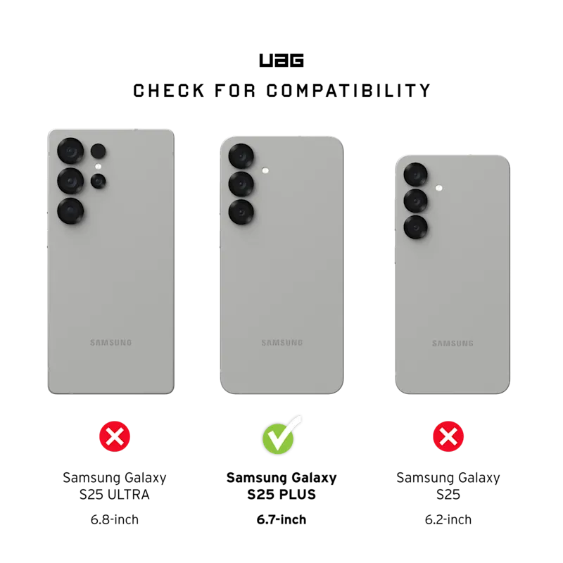 UAG รุ่น Metropolis LT with Magnetic - เคส Galaxy S25 Plus - สี Kevlar Black