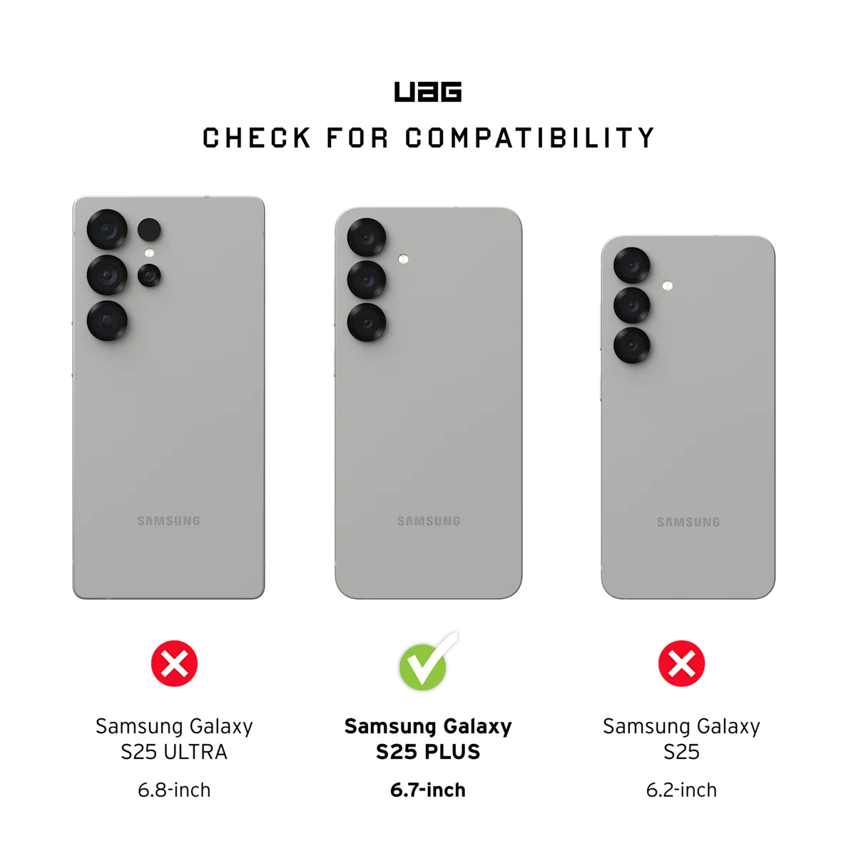 UAG รุ่น Glass Shield - ฟิล์มกระจก Galaxy S25 Plus