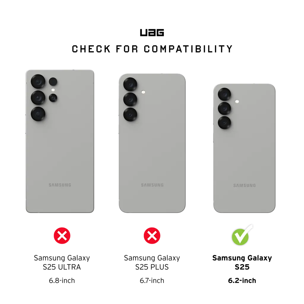 UAG รุ่น Civilian with Magnetic – เคส Galaxy S25 – สี Olive Drab/Orange