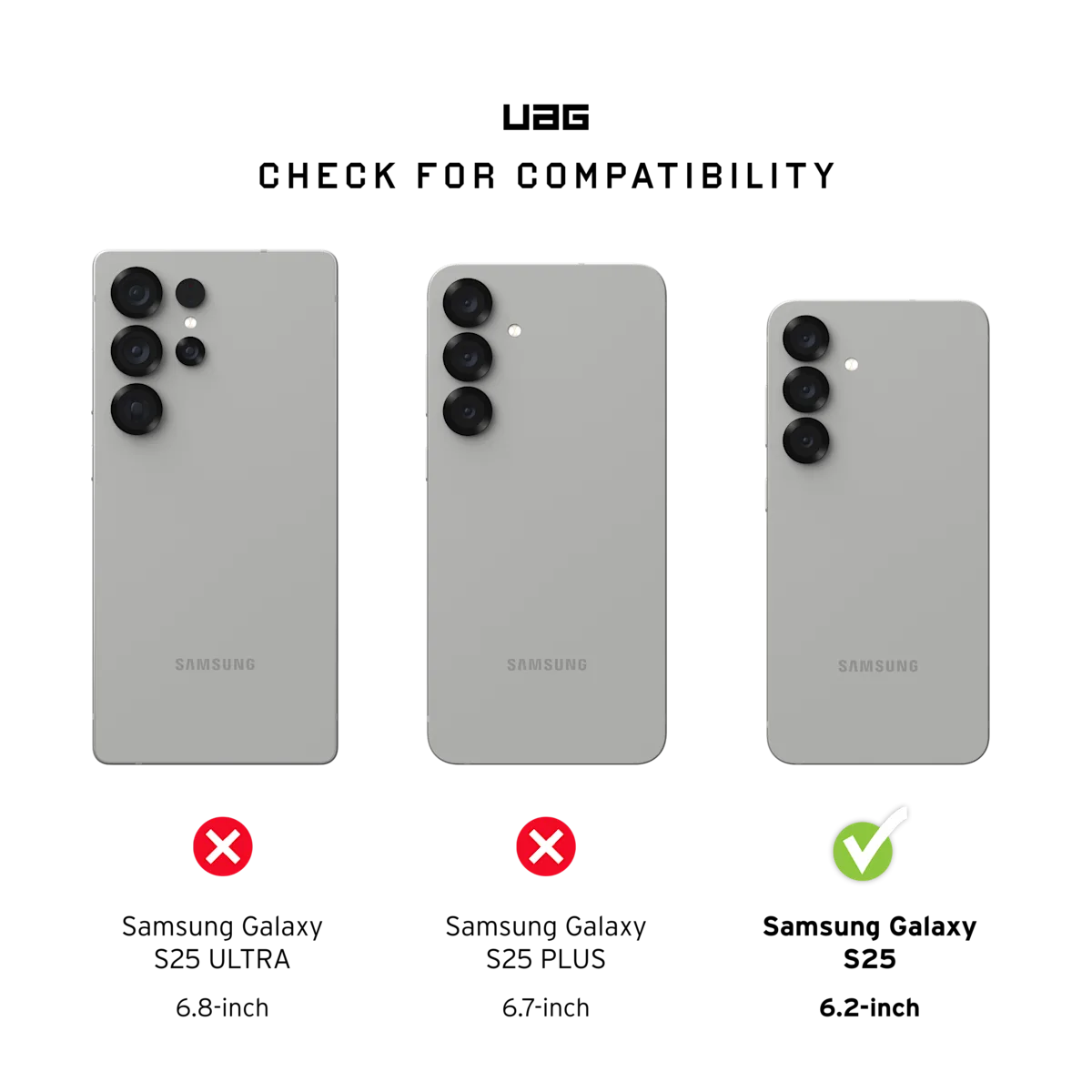 UAG รุ่น Plasma XTE with Magnetic - เคส Galaxy S25 - สี Ash/Titanium